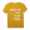 Purple Up for Military Kids – Monat des Militär-Kinds T-Shirt zur Unterstützung und Wertschätzung militärischer Familien