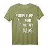 Purple Up for Military Kids – Monat des Militär-Kinds T-Shirt zur Unterstützung und Wertschätzung militärischer Familien