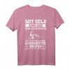Herren Dampflok Eisenbahner Modellbau T-Shirt – Lustiges Zug Outfit für Opa & Rentner als Geschenk für Eisenbahn- & Lokführer-Fans