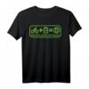 lächeln statt hecheln T-Shirt für eBike und Mountainbike Fahrer – Lustiges Geschenk für Radfahrer, Oma & Opa, Geburtstag & Ostern