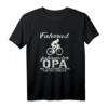Fahrrad fahrender Opa wie ein normaler Opa nur viel cooler T-Shirt – Lustiges Fahrradfahrer Geschenk für Männer, Väter & Rentner zum Geburtstag & Vatertag