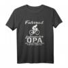 Fahrrad fahrender Opa wie ein normaler Opa nur viel cooler T-Shirt – Lustiges Fahrradfahrer Geschenk für Männer, Väter & Rentner zum Geburtstag & Vatertag