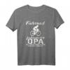 Fahrrad fahrender Opa wie ein normaler Opa nur viel cooler T-Shirt – Lustiges Fahrradfahrer Geschenk für Männer, Väter & Rentner zum Geburtstag & Vatertag