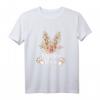 Kleiner Hase Osterhase florales Leo Outfit Damen T-Shirt – Lustiges Partnerlook für Ostern und perfekte Oster Geschenke für Frauen