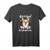 Corgi Dog Mama Damen Mädchen T-Shirt – Trendiges Welpe Mutter Hundeliebhaber Shirt für Geburtstag, Muttertag & Weihnachten