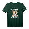 Corgi Dog Mama Damen Mädchen T-Shirt – Trendiges Welpe Mutter Hundeliebhaber Shirt für Geburtstag, Muttertag & Weihnachten