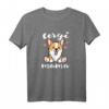 Corgi Dog Mama Damen Mädchen T-Shirt – Trendiges Welpe Mutter Hundeliebhaber Shirt für Geburtstag, Muttertag & Weihnachten