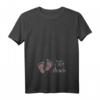 Damen Schwangerschaft Verkündigen T-Shirt mit V-Ausschnitt - Perfektes Geschenk für werdende Mütter bei Babypartys & Gender Reveal