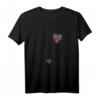 Schwangere Mutter mit zwei Herzen T-Shirt – Perfekt für Schwangerschafts-Ankündigung, Junggesellinnenabschied & werdende Mütter