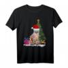 Lustiger hässlicher Weihnachts-Pullover mit Katze, Weihnachtsbaum und Lichtern – Originelles Geschenk für Katzenliebhaber und Weihnachtsfans