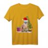 Lustiger hässlicher Weihnachts-Pullover mit Katze, Weihnachtsbaum und Lichtern – Originelles Geschenk für Katzenliebhaber und Weihnachtsfans