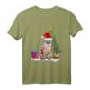 Lustiger hässlicher Weihnachts-Pullover mit Katze, Weihnachtsbaum und Lichtern – Originelles Geschenk für Katzenliebhaber und Weihnachtsfans