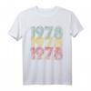 Vintage 44. Geburtstag T-Shirt 'Born 1978' im Retro-Stil - Lustiges Geschenk für Mutter, Vater, Damen & Herren