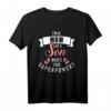 Mama Mutter Sohn Spruch Superkräfte T-Shirt – Liebevolles Eltern-T-Shirt für Mütter, Schwangere und Familien
