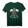 Mama Mutter Sohn Spruch Superkräfte T-Shirt – Liebevolles Eltern-T-Shirt für Mütter, Schwangere und Familien