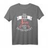 Mama Mutter Sohn Spruch Superkräfte T-Shirt – Liebevolles Eltern-T-Shirt für Mütter, Schwangere und Familien