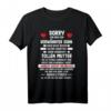 Lustiges Mutter Sohn T-Shirt - Sorry Ich Bin Ein Verwöhnter Sohn - Perfektes Geschenk für Familienmitglieder mit Humor