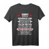 Lustiges Mutter Sohn T-Shirt - Sorry Ich Bin Ein Verwöhnter Sohn - Perfektes Geschenk für Familienmitglieder mit Humor