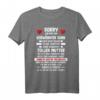 Lustiges Mutter Sohn T-Shirt - Sorry Ich Bin Ein Verwöhnter Sohn - Perfektes Geschenk für Familienmitglieder mit Humor