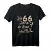 66. Geburtstag T-Shirt - Mit 66 Jahren da fängt das Leben an, Vintage Design, perfektes Geschenk für Geburtstagsfeier & Party