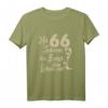 66. Geburtstag T-Shirt - Mit 66 Jahren da fängt das Leben an, Vintage Design, perfektes Geschenk für Geburtstagsfeier & Party
