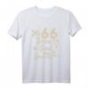 66. Geburtstag T-Shirt - Mit 66 Jahren da fängt das Leben an, Vintage Design, perfektes Geschenk für Geburtstagsfeier & Party