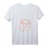 Damen Mama Schwangerschaft T-Shirt 2022 mit V-Ausschnitt - Perfekt zum Verkünden der Schwangerschaft & als Geschenk zur Baby Party