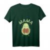 Damen Avocado Mama Zwillinge Schwangerschaft T-Shirt mit V-Ausschnitt – Perfekt für werdende Mütter, Schwangerschaftsverkündung & Muttertag