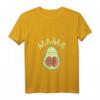 Damen Avocado Mama Zwillinge Schwangerschaft T-Shirt mit V-Ausschnitt – Perfekt für werdende Mütter, Schwangerschaftsverkündung & Muttertag