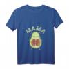 Damen Avocado Mama Zwillinge Schwangerschaft T-Shirt mit V-Ausschnitt – Perfekt für werdende Mütter, Schwangerschaftsverkündung & Muttertag