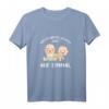 Damen Schwangerschaft T-Shirt mit Zwillinge Spruch - Perfekt für werdende Mütter und Schwangere mit Zwillingen
