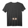 Damen Schwangerschaft T-Shirt mit V-Ausschnitt - Lustiges Zwillingsmutter-Geschenk zur Schwangerschaftsankündigung