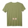 Damen Schwangerschaft T-Shirt mit V-Ausschnitt - Lustiges Zwillingsmutter-Geschenk zur Schwangerschaftsankündigung