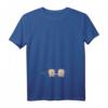 Damen Schwangerschaft T-Shirt mit V-Ausschnitt - Lustiges Zwillingsmutter-Geschenk zur Schwangerschaftsankündigung