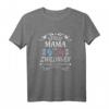 Mama von Zwillingen Spruch T-Shirt – Perfektes Geschenk für Schwangere und Zwillingsmütter, Baby Shower & Muttertag