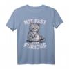 Not Fast Just Furious - Lustiges Katzengeschenk T-Shirt für Katzenliebhaber, Humorvolles Tiermotiv für Weihnachten, Geburtstag & Urlaub