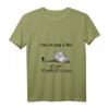 Damen Lustiges Katze T-Shirt 'I Like To Stay In Bed It's Too Peopley Outside' – Witziges Introvertierten-Shirt für jeden Anlass