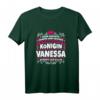 Vanessa Name Lustiges Königin Shirt mit Krone – Personalisiertes Geschenk für Frauen zum Geburtstag, Weihnachten, Festival und Party