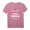 Vanessa Name Lustiges Königin Shirt mit Krone – Personalisiertes Geschenk für Frauen zum Geburtstag, Weihnachten, Festival und Party