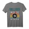 Lustiges Billard T-Shirt mit Spruch 'Möge die Acht mit Dir sein' – Perfektes Geschenk für Billardfans zu Geburtstag, Weihnachten & Co.
