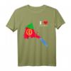 Eritreische Flagge T-Shirt - Kulturelles Geschenk für Eritreer, Familie und Freunde