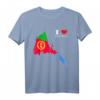 Eritreische Flagge T-Shirt - Kulturelles Geschenk für Eritreer, Familie und Freunde