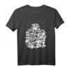 Meeresgöttin Rán Wikinger Mythologie T-Shirt mit Meer und Wellen - Exklusives handgemaltes Design, ideal für Mythologie- und Nordik-Fans