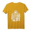 Meeresgöttin Rán Wikinger Mythologie T-Shirt mit Meer und Wellen - Exklusives handgemaltes Design, ideal für Mythologie- und Nordik-Fans