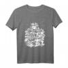 Meeresgöttin Rán Wikinger Mythologie T-Shirt mit Meer und Wellen - Exklusives handgemaltes Design, ideal für Mythologie- und Nordik-Fans