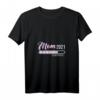 Damen Mom 2021 Loading - Werdende Mutter Geschenk für Schwangerschaft und Babynachwuchs - V-Ausschnitt T-Shirt