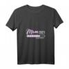 Damen Mom 2021 Loading - Werdende Mutter Geschenk für Schwangerschaft und Babynachwuchs - V-Ausschnitt T-Shirt