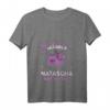 Damen Name Natascha Vorname Feier T-Shirt mit V-Ausschnitt – Personalisiertes Geschenk für Geburtstag, Feier und besondere Anlässe