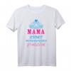 Mama einer Prinzessin Mutter Tochter Geschenk Damen Geburt T-Shirt - Perfekte Geschenkidee für Mutter, Tochter und Schwester