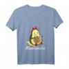 Damen Lustiges Avocado Mama Mamacado werdende Mutter T-Shirt mit V-Ausschnitt – Witziges Schwangerschafts- und Mutterschaftsgeschenk